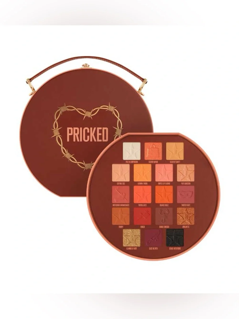 Jeffree Star Pricked Collection - Warm Rust & Gold Eyeshadow Palette
